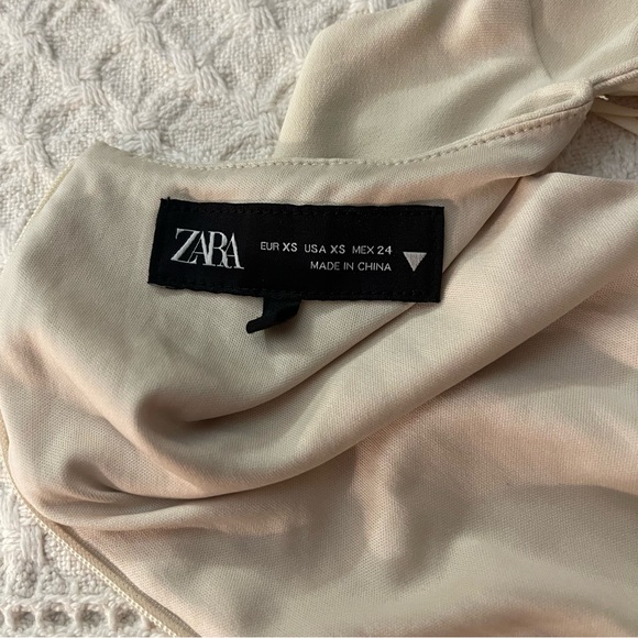 Zara Conch Shell Cut Out Dress - Sand - Picture 8 of 10